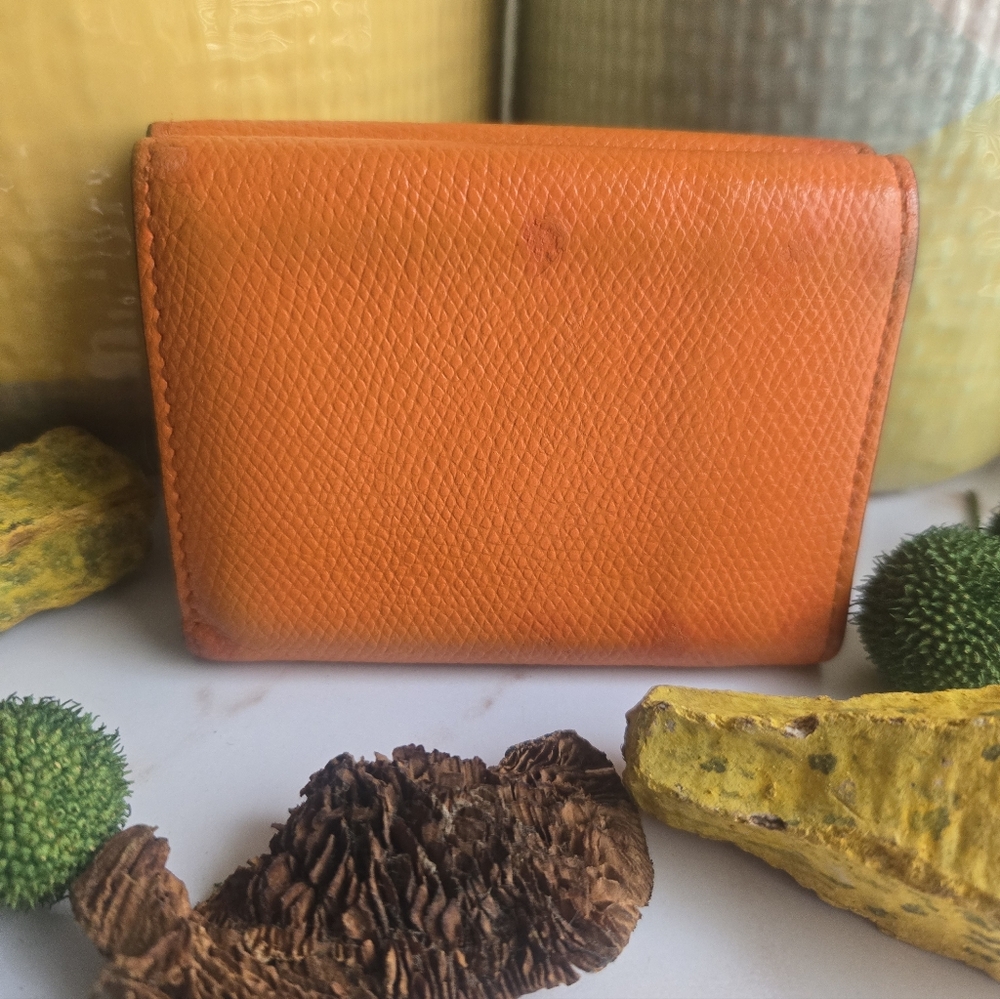 Fendi Zucca 2020 FF Logo Compact Leather Trifold Wallet - Picture 2 of 13